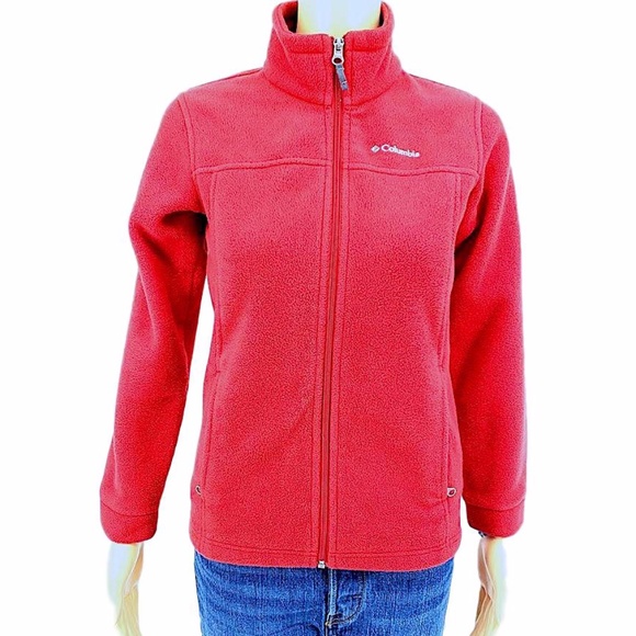 Columbia Other - Columbia Youth Unisex Red Fleece Jacket M (10/12)